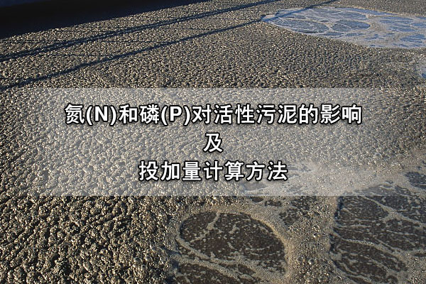 氮(N)和磷(P)對活性污泥的影響及投加量計(jì)算方法
