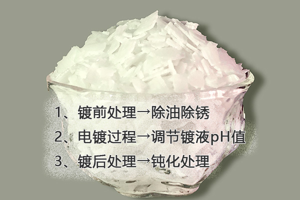 氫氧化鈉在電鍍行業(yè)有哪些作用和用途？